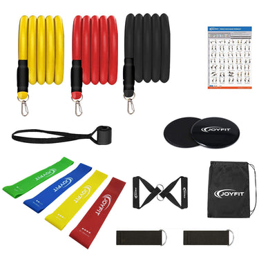 Resistance tube set with core slider